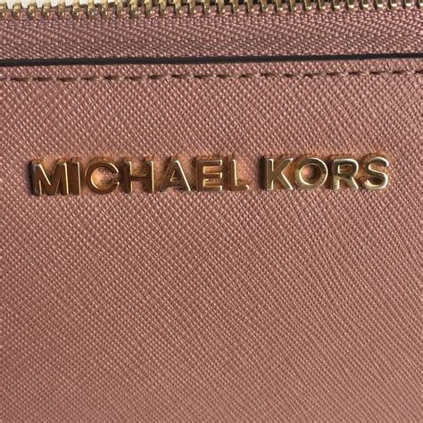 Michael Michael Kors Jet Set Travel Continental Dusty Rose Wallet